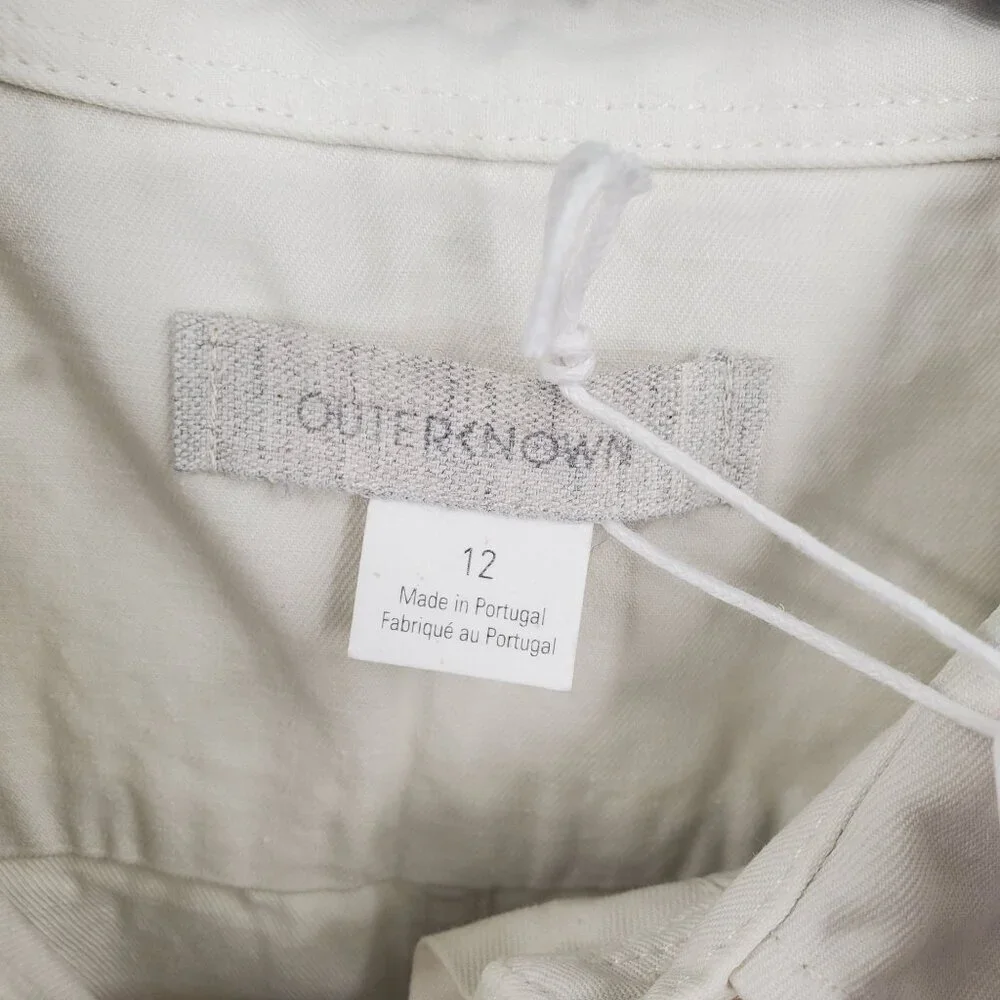 Outerknown S.E.A. Suit Women Size 12 Short Sleeve Jumpsuit FLAWED NWT